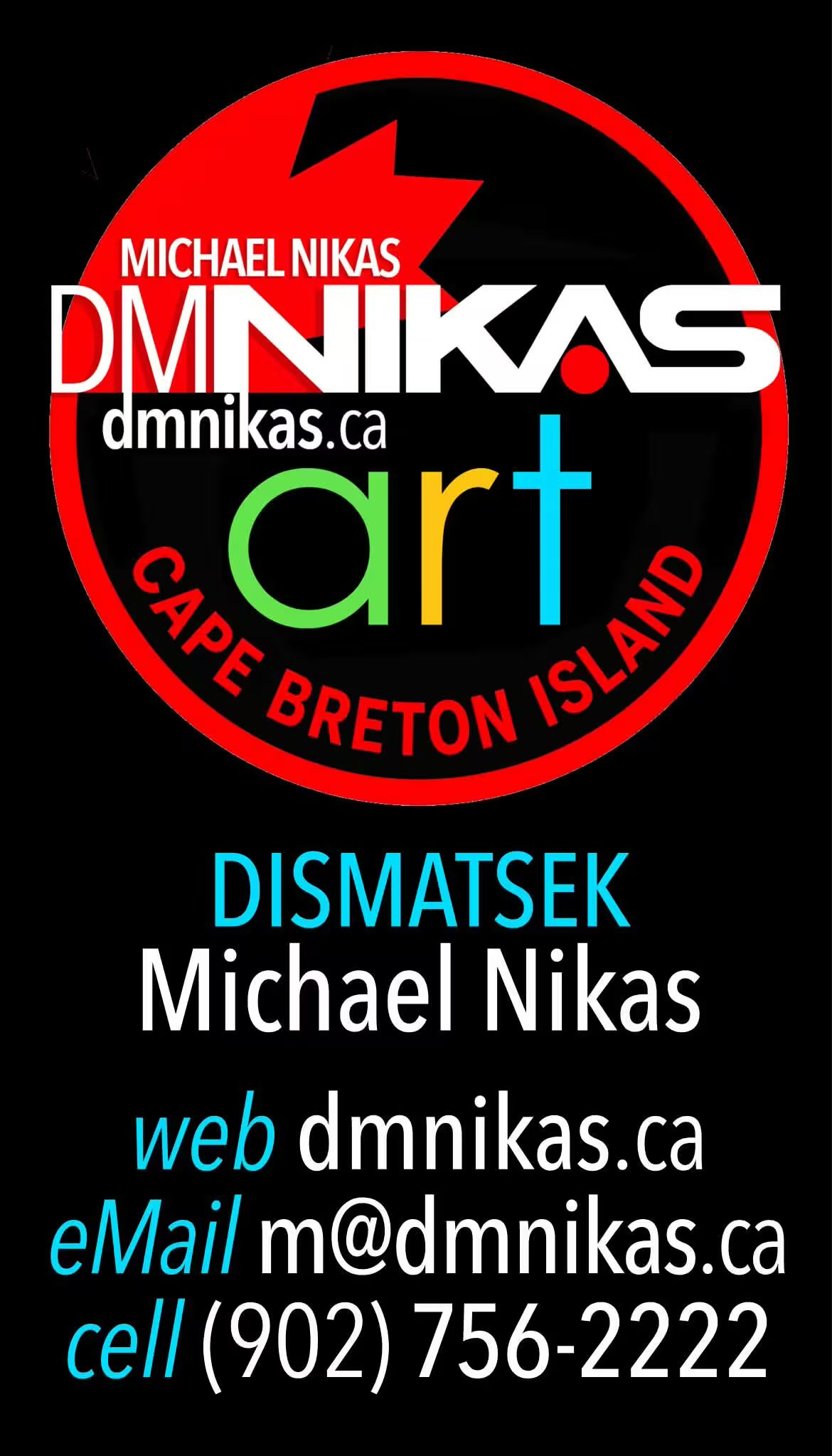 DMNikas business card